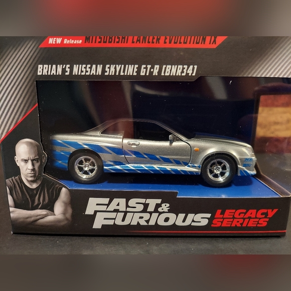 Mitsubishi Lancer Evolution IX/ Brian's Nissan Skyline GT-R (BNR34) - Picture 3 of 7